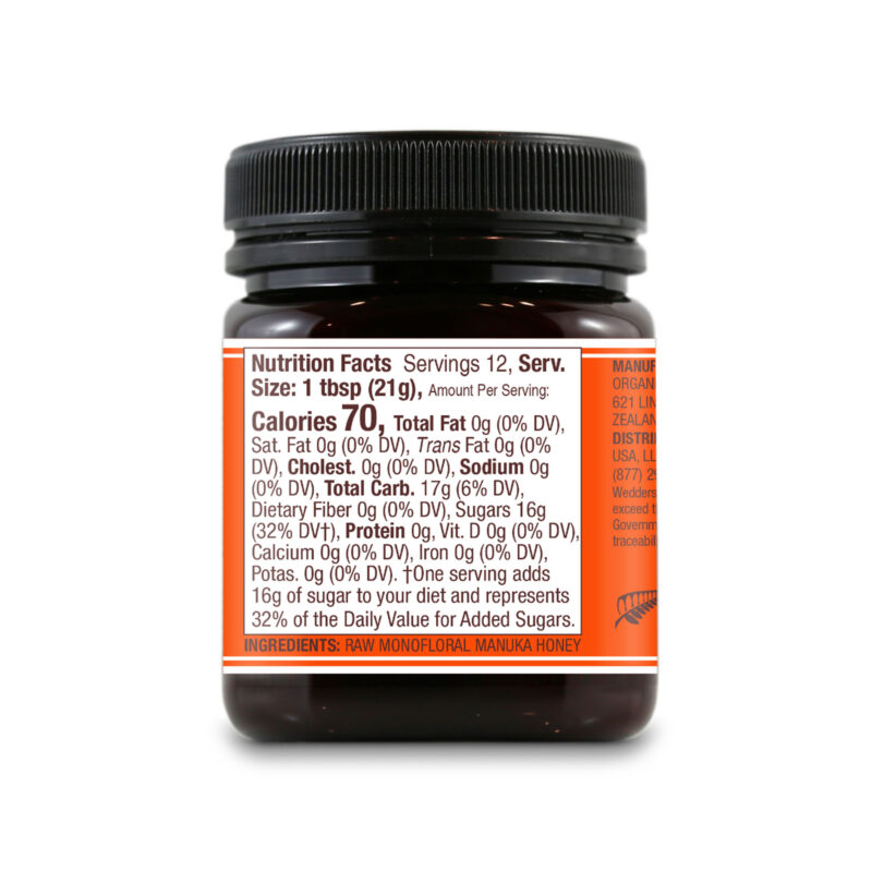 Wedderspoon Raw Monofloral Manuka Honey, 8.8 Oz - Image 4