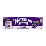Waterloo Sparkling Water Grape 12 pk - 12 Fl Oz