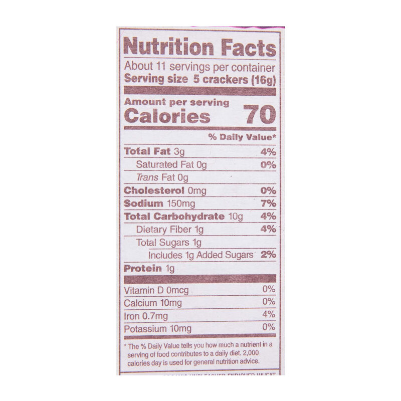 Back to Nature Crackers, Organic, Stoneground Wheat, 6 Oz - Image 9