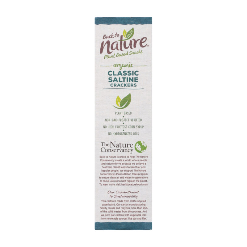 Back to Nature Organic Classic Saltine Crackers - Image 5