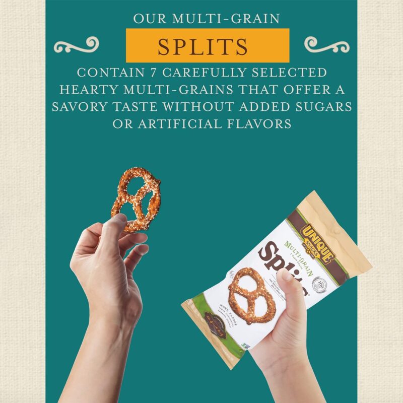 Unique Multi-Grain Pretzel Splits, 11 oz - Image 5