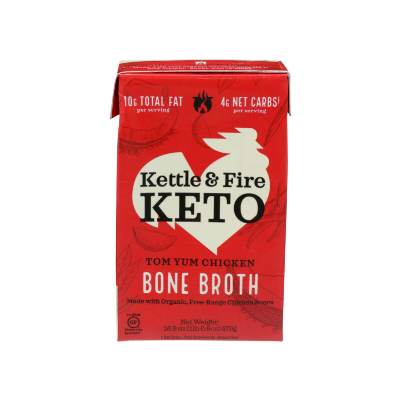 Kettle & Fire Keto Tom Yum Chicken Bone Broth, 16.9 Oz - Image 6