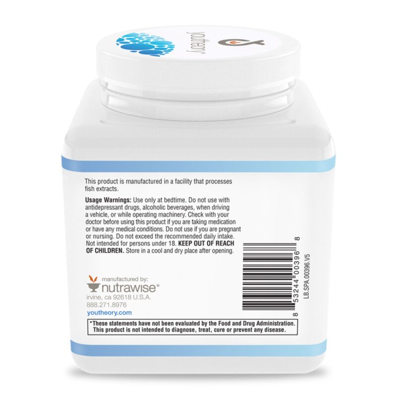 Youtheory Nighttime Powder, Sleep, 6 oz (172 g) - Image 2