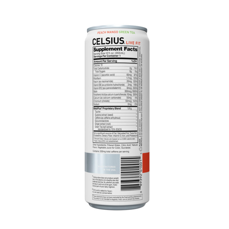 Celsius Beverages Green Tea Energy D - Image 2