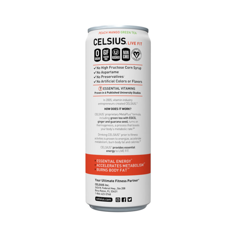 Celsius Beverages Green Tea Energy D - Image 3