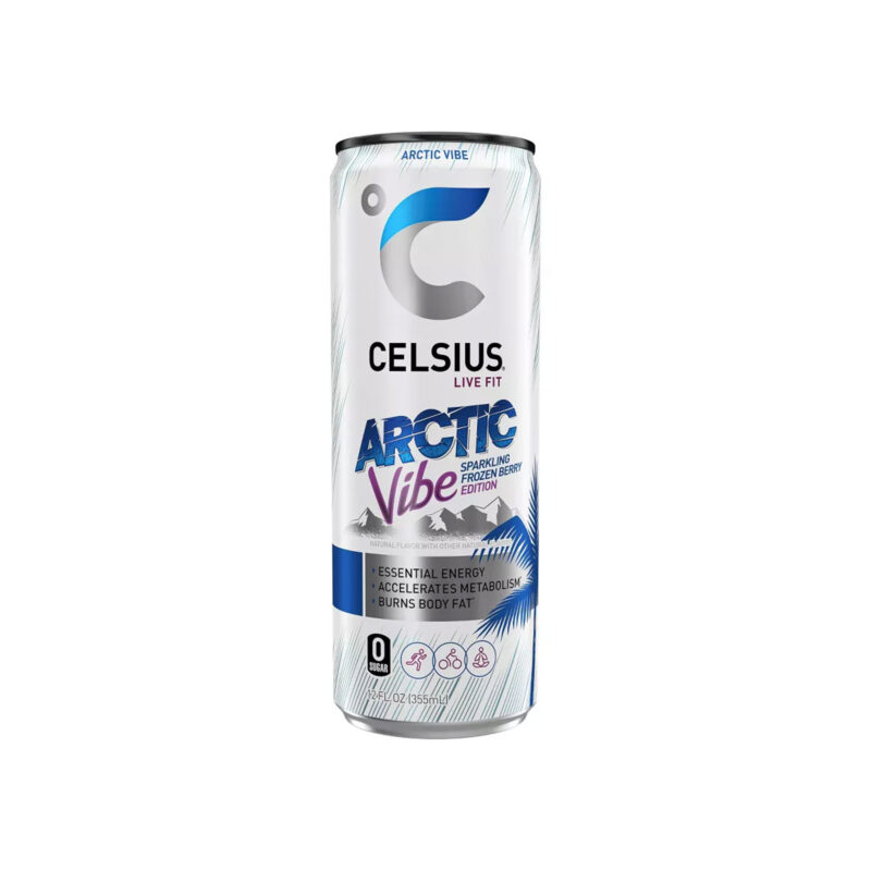 Celsius Sparkling Arctic Vibe Energy Drink, 12 Fl Oz - Image 5