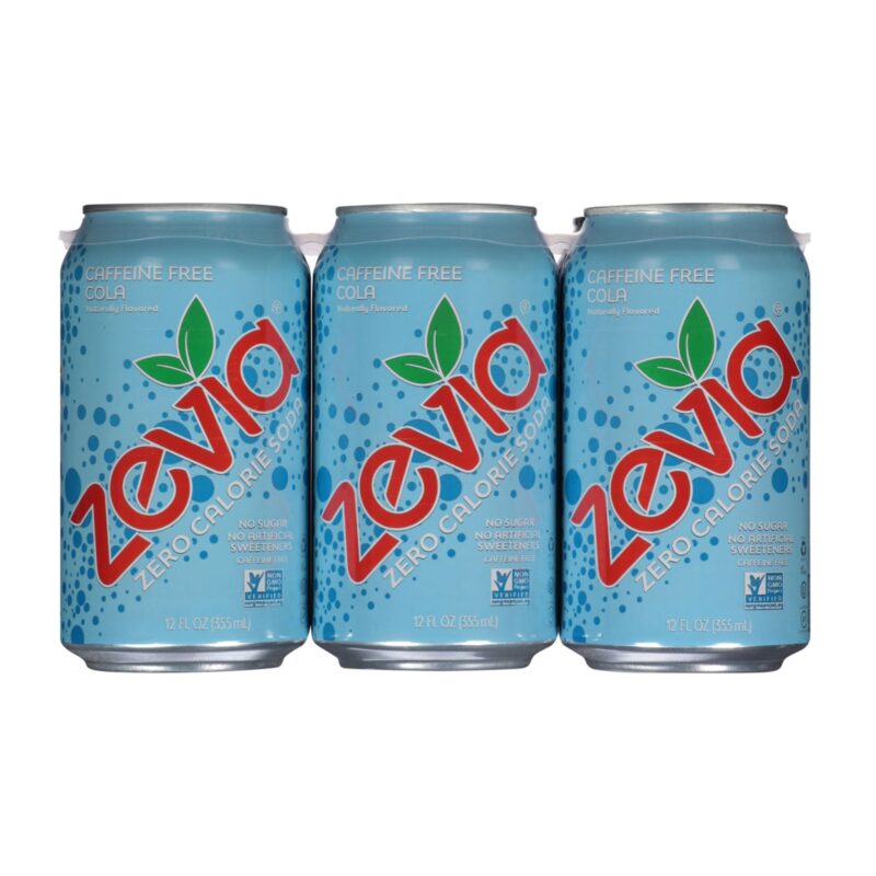 Zevia, Soda Cola Caffeine Free, 12 Fl Oz, 6 Pack - Image 3