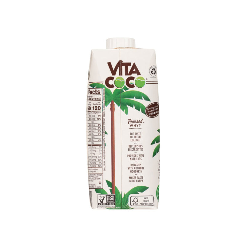 Vita Coco Coconut Water with Pressed Coconut, 16.9 Fl Oz - Image 2