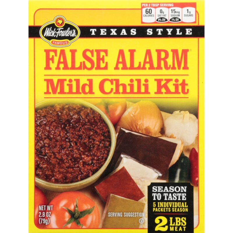 Wick Fowler's False Alarm Mild Chili Kit - Image 6