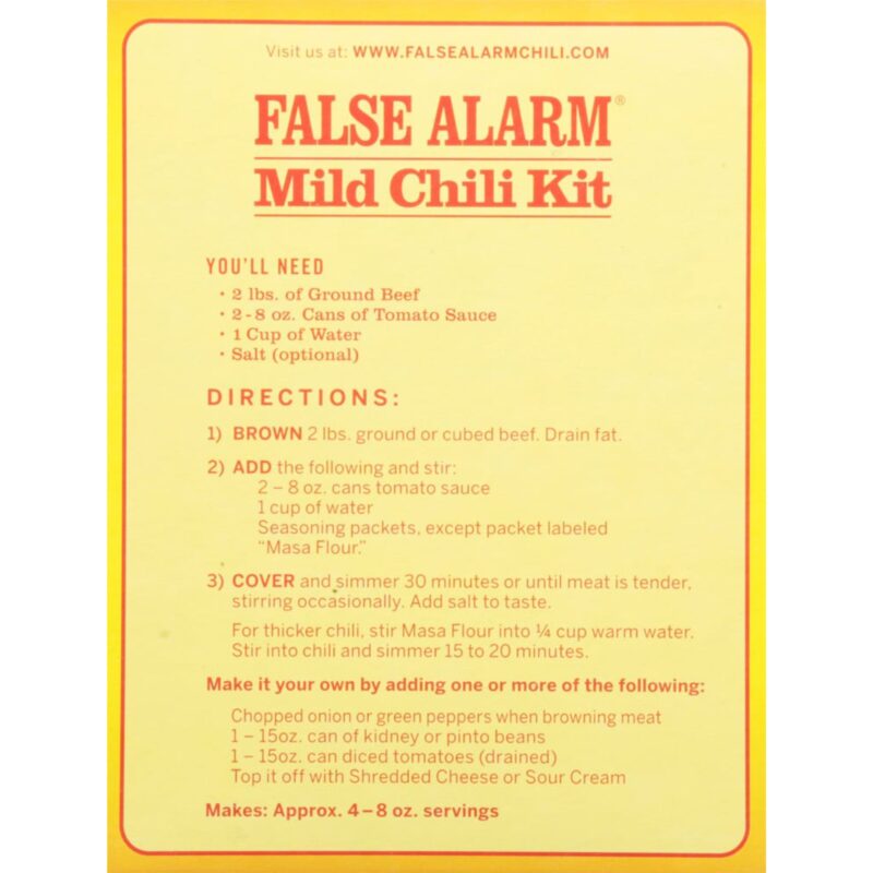 Wick Fowler's False Alarm Mild Chili Kit - Image 4