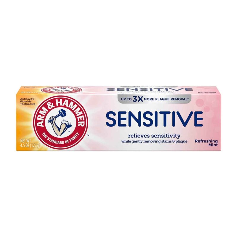 Arm & Hammer Toothpaste, Sensitive Teeth & Gums, Refreshing Mint, 4.5 oz (127 g) - Image 6