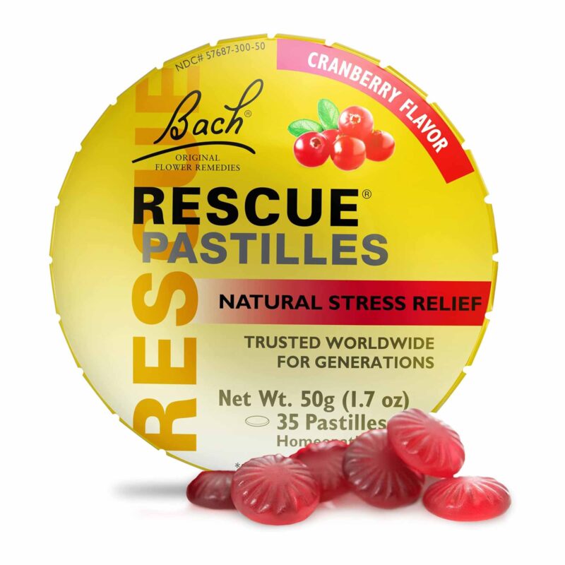 Bach Rescue Pastilles, Cranberry Flavor, Vegetarian, Gluten & Sugar-Free, 35 Count - Image 6
