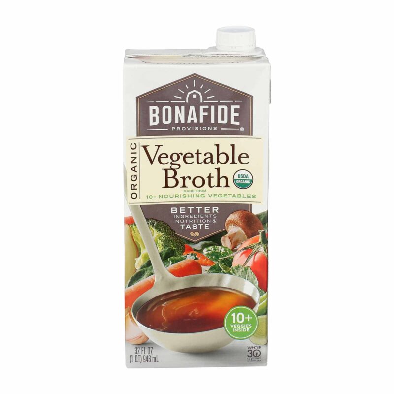 Bonafide Provisions 10+ Nourishing Organic Vegetable Broth, 32 Oz - Image 3