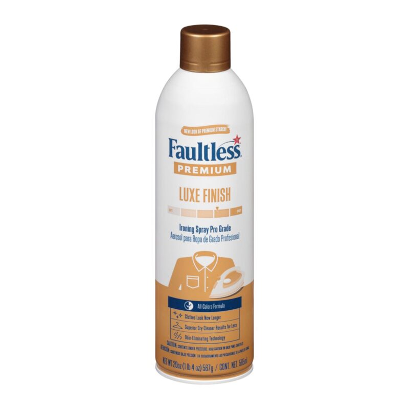 Faultless Ironing Spray, Premium, Luxe Finish, Pro Grade, 20 oz (1 lb 4 oz) 567 g (585 ml) - Image 3