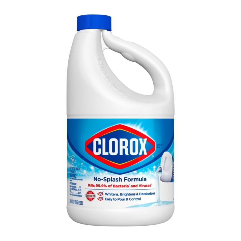 Clorox Bleach, Splash-Less, 2.41 qt (77 fl oz) 2.28 l - Image 4