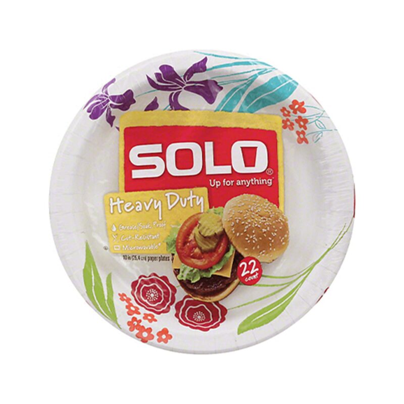 Solo Heavy Duty Paper Plate 10 Mixer - Image 2