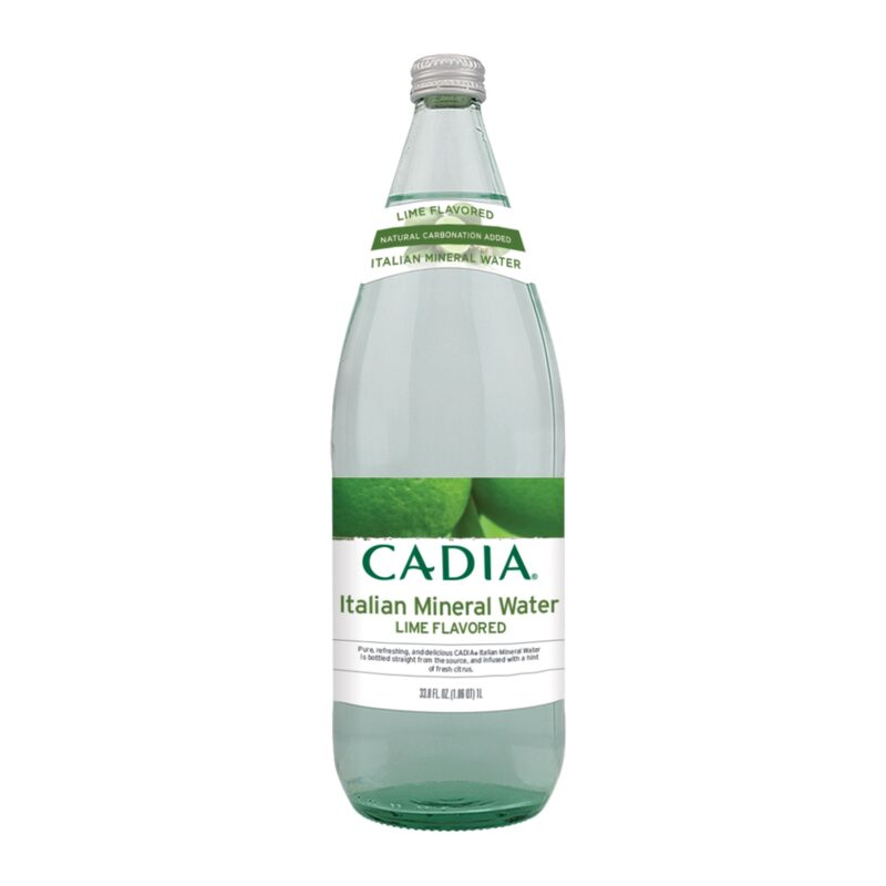 Cadia Sparkling Italian Mineral Water Lime, 33.8 Fl Oz - Image 4